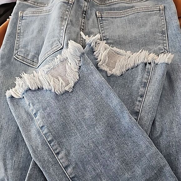 Jonathan Simkhai River‎ High Rise Straight Denim Size 26, Light Wash - Picture 11 of 13